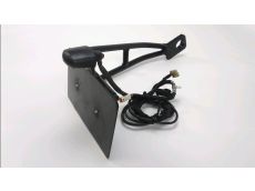 Support de plaque et eclairage