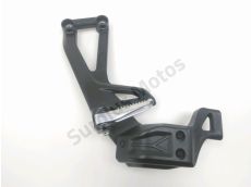 Platine et repose pieds arriere gauche