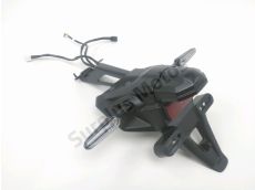 Support de plaque et eclairage