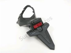 Support de plaque et eclairage