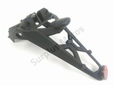 Support de plaque et eclairage