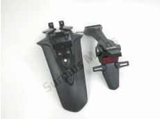 Support de plaque et eclairage