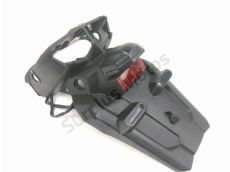 Support de plaque et eclairage