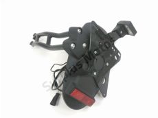 Support de plaque et eclairage