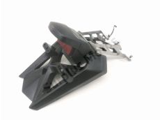 Support de plaque et eclairage