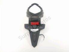 Support de plaque et eclairage