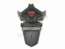 Support de plaque et eclairage