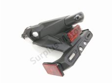 Support de plaque et eclairage