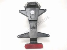 Support de plaque et eclairage