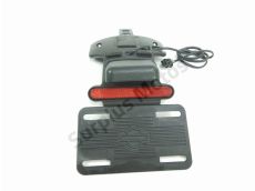 Support de plaque et eclairage