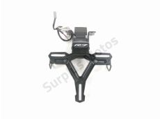 Support de plaque et eclairage