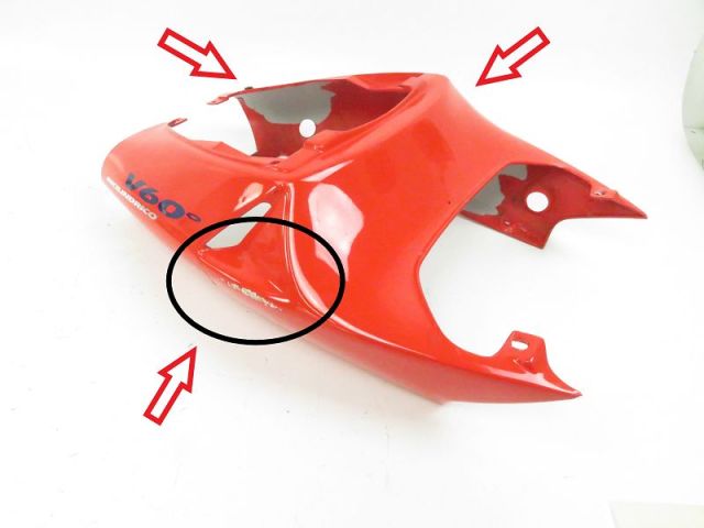 Coque arriere complete occasion APRILIA RSV 1999