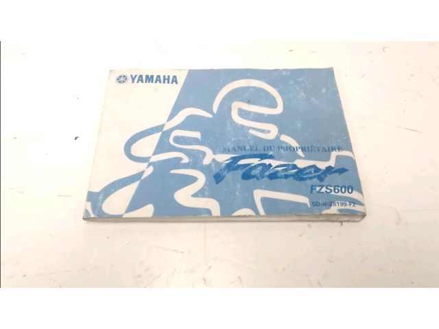 Manuel d'utilisation occasion YAMAHA FZS 600 FAZER 2000