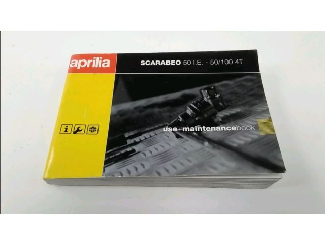 Manuel d'utilisation occasion APRILIA SCARABEO 2003