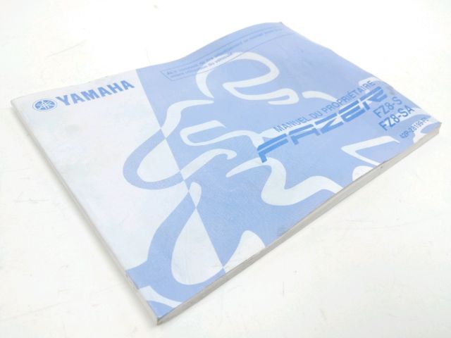 Manuel d'utilisation occasion YAMAHA FZ8 800 S 2011