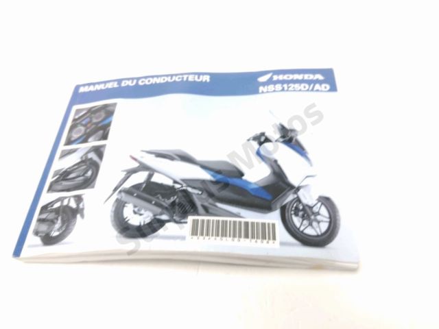 Manuel d'utilisation occasion HONDA NSS 125 FORZA 2015