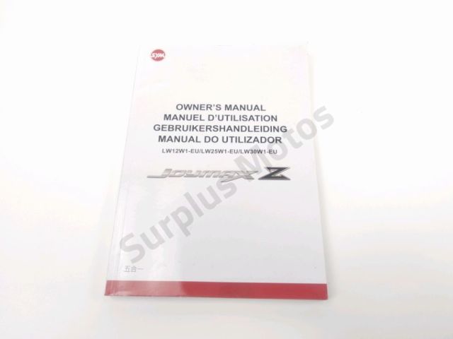Manuel d'utilisation occasion SYM JOYMAX Z+ 2024