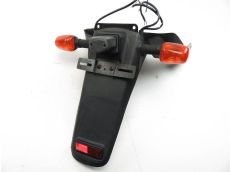 Support de plaque et eclairage