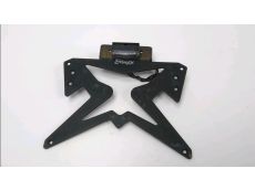 Support de plaque et eclairage