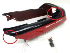 Coque arriere complete