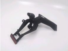 Support de plaque et eclairage