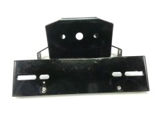 Support de plaque et eclairage