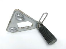 Platine et repose pieds arriere gauche