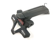 Support de plaque et eclairage