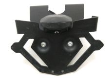 Support de plaque et eclairage