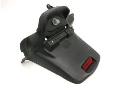 Support de plaque et eclairage