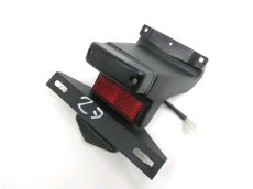 Support de plaque et eclairage