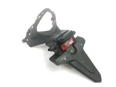 Support de plaque et eclairage