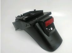 Support de plaque et eclairage