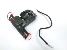 Support de plaque et eclairage