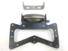 Support de plaque et eclairage