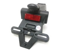 Support de plaque et eclairage