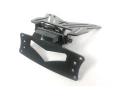 Support de plaque et eclairage