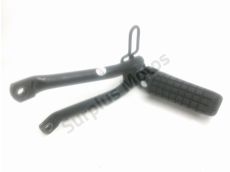 Platine et repose pieds arriere gauche