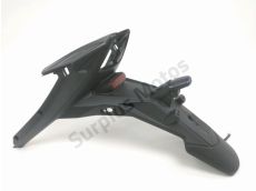 Support de plaque et eclairage