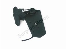 Support de plaque et eclairage