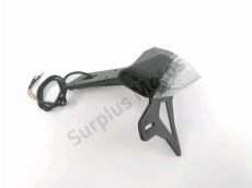 Support de plaque et eclairage