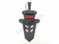 Support de plaque et eclairage