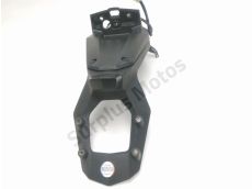 Support de plaque et eclairage