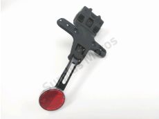 Support de plaque et eclairage