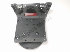 Support de plaque et eclairage