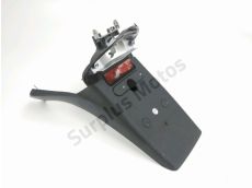 Support de plaque et eclairage