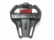 Support de plaque et eclairage