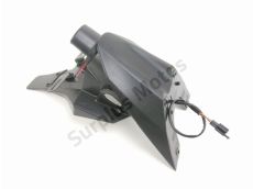 Support de plaque et eclairage