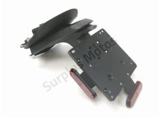 Support de plaque et eclairage