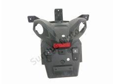 Support de plaque et eclairage